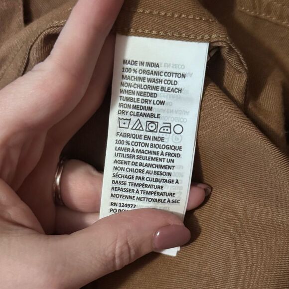 NWT- Prana- Men’s Tan Dolberg 100% Cotton Flannel PaTCH Pocket Shirt, XL - Picture 6 of 7